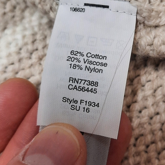 NWT Madewell (XS/S) Boho Open Front Cardigan Sweater with Fringe - Picture 8 of 9